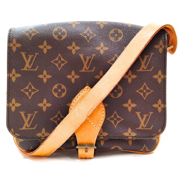 Louis Vuitton Handbags - 100% Authentic Louis Vuitton Cartouchiere MM Brown Monogram Crossbody Bag